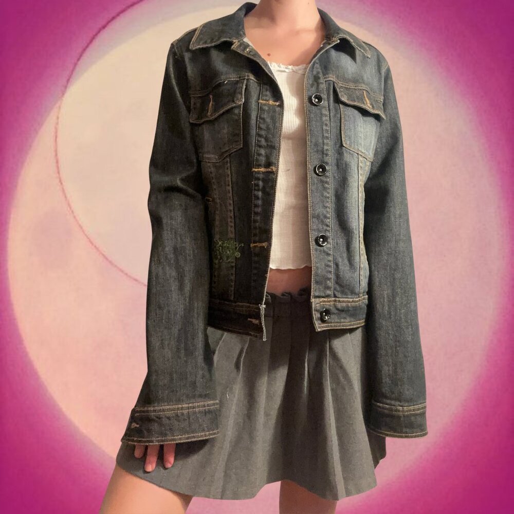 Ed Hardy Blue Jeans Jacket